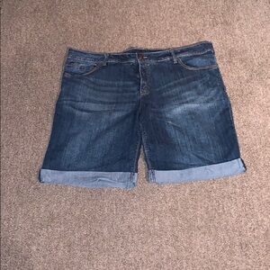 Faded Glory denim shorts (plus)